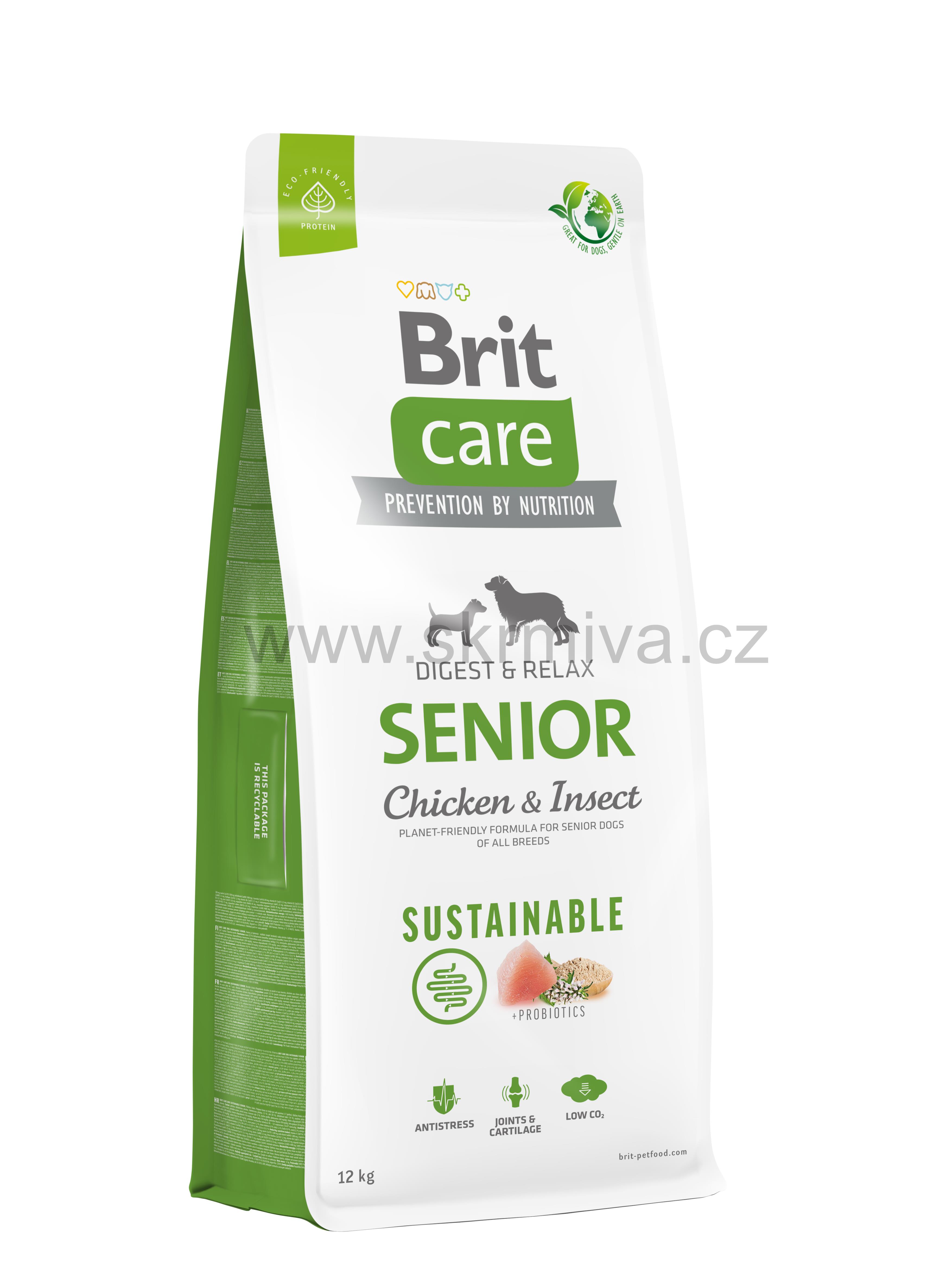 Brit Care Dog Sustainable Senior 3kg 