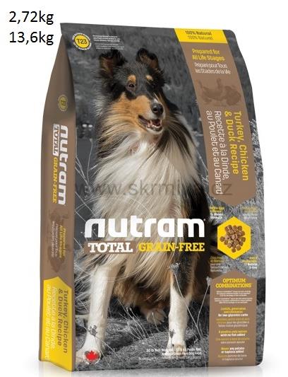 Nutram Dog Total Grain-Free Turkey Chicken Duck 11,4kg
