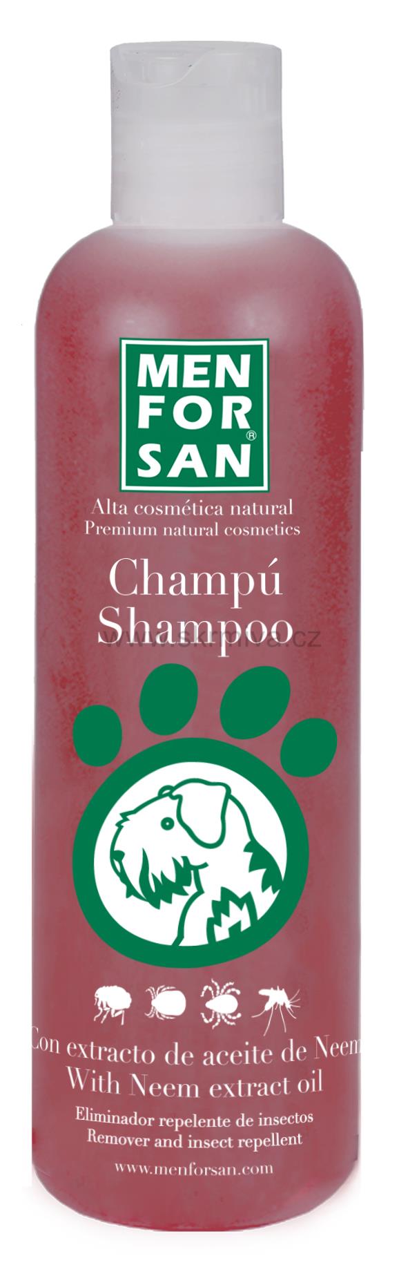 MENFORSAN  Přírodní repelentní šampon s extraktem z nimbového oleje 300ml
