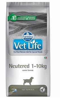 Vet Life Natural DOG Neutered 1-10kg 10kg