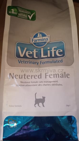 Vet Life Natural CAT Neutered Female 10kg