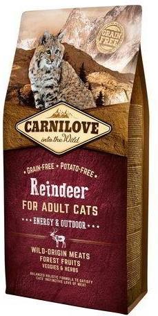Carnilove Cat Reindeer for Adult Energy & Outdoor 2kg