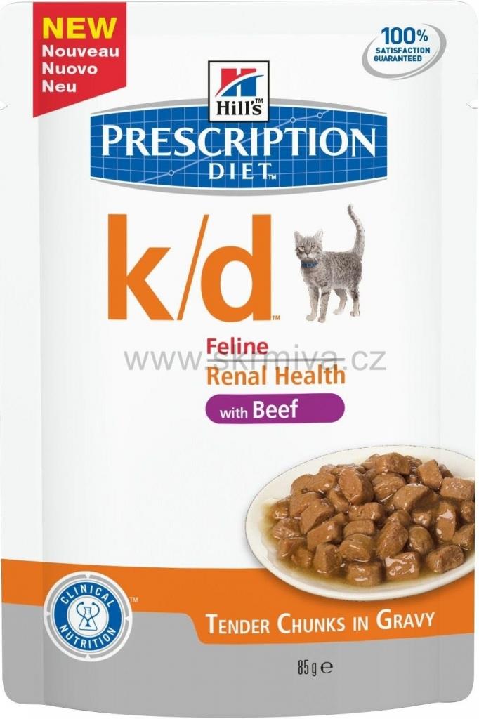 Hill's Feline K/D kapsa Beef 12x85g