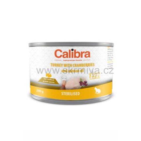 Calibra Cat konz.Sterilised krůta 6x200g