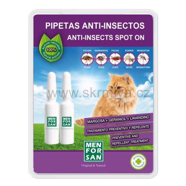 MENFORSAN  Antiparazitní pipeta pro kočky 2x1,5ml