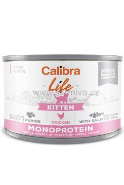 Calibra Cat Life konz.Kitten kuře 200g